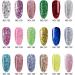 Rose Dark Pink Shine Silver Glitter Hexagon Sequins Paillette Dip Powder Nails - 28g/Box, Long-lasting & No UV Light Needed (No.128) - Buy Online on GoSupps.com