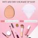 16-Piece Mini Powder Puff Triangle Finger Makeup Set - Soft Beauty Face Setting Sponge Pack for Mineral Loose Powder - Body & Face Cosmetic Foundation Sponge - Wet & Dry Makeup Tool - Buy Online on GoSupps.com