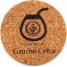 Gaucho Cebar Set for Yerba Mate Tea - Natural Calf Pumpkin Cup Stainless Steel Straw Brush & Cork Pad - Buy Online on GoSupps.com
