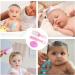 6 Piece Baby Hair Brush and Comb Set Baby Hair Brush and Comb Set for Newborns & Toddlers Natural Soft Goat Bristles for Infant Kids Perfect Baby Registry Gift(Pink Blue) - Buy Online on GoSupps.com