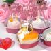 36Pcs Happy Valentine's Day Cupcake Toppers Pink Glitter Heart Valentine's Day Cupcake Picks Valentine's Day Theme Birthday Cake Decorations Party Supplies - Buy Online on GoSupps.com