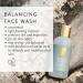 Balancing Face Wash for Sensitive Skin - EWG VERIFIED with Baobab & Sacha Inchi | 118ml/4oz - Shop Internationally - Buy Online on GoSupps.com