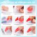 MOROVAN Dip Powder Nail Kit - 22 Colorful Dipping Powders - Starter Set with Base, Top Coat, Activator - Glitter Yellow Purple French Nails - 30Pcs Green Dipping Powder - Buy Online on GoSupps.com