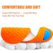 Memory Foam Insoles for Men and Women - Smosun Cushioned Shock Absorption Inserts - Relieve Foot Pain & Plantar Fasciitis - L (Men 9-10 / Women 10-11) - Buy Online on GoSupps.com