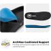 FitVille Wide Chef Shoes Men's Slip Resistant Work Shoes - Waterproof, Arch Support - Size 9 Wide, Black - Buy Online on GoSupps.com