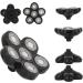 AidallsWellup Men's 5-in-1 Electric Shaver 6 Blade Replacement Head 6-Blade Refills - Black - Buy Online on GoSupps.com
