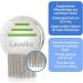 Original Lice Comb by Lausika - Metal Nit Comb for Kids & Adults | Effective Lice Removal Tool - Green - Buy Online on GoSupps.com