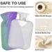Green Purple Gradient Hot Water Bottle with Cover - 2L Pain Relief & Warmer for Sports Injuries - Buy Online on GoSupps.com