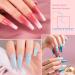 Aikker Nail Extension Kit with 500 Coffin False Nails & UV/LED Lamp - AK27 - Buy Online on GoSupps.com