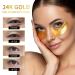 24K Gold Under Eye Masks - Anti-Dark Circles & Puffiness Relief - 60 Pads for Moisturizing & Anti-Aging - Buy Online on GoSupps.com