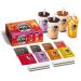J WAY Instant Boba Bubble Pearl Variety Milk Tea Fruity Tea Kit with Authentic Brown Sugar Caramel Fruity Tapioca Boba, Ready in Under One Minute, Paper Straws Included - Gift Box - 10 Servings Variety Milk Tea with Fruity