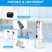 H2ofloss Cordless Water Flosser - 5 Modes Oral Irrigator for Home/Travel, IPX7 Waterproof, USB Rechargeable - White - Buy Online on GoSupps.com