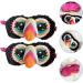 Buy Healvian 2pcs Toucan Eye Masks for Kids - Ear Piercing Kit | Light Blocking Sleep Masks for Travel & Home - Plush Eye Covers for Comfortable Sleep - Buy Online on GoSupps.com