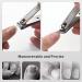 BEZOX Ultra Sharp Stainless Steel Nail Clipper Set for Thick and Ingrown Nails 2 PCS Cutter for Women and Men (Light Grey) - Buy Online on GoSupps.com