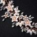 Oriamour Flower Design Wedding Headband with Freshwater Pearls - Rose Gold Bridal Hair Accessories - Buy Online on GoSupps.com