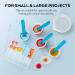 Nicpro 4PCS Silicone Stir Sticks - Reusable Tools for Mixing Resin, Epoxy, Paint - Perfect for Glitter Tumblers - Buy Online on GoSupps.com
