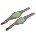 Buy Ergonomic Neck Heating Pillows Fast Warming Hot Compress Set of 2 Black & Green Dots Ideal for Cold Weather Relief - Buy Online on GoSupps.com