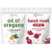 Micro Ingredients Oil of Oregano Softgels & Beet Root 3 000mg Tablets with Grape Seed + CoQ10 Bundle Pack | 4X Strength Thymoquinone with Black Seed | Natural Nitric Oxide Support