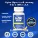 Alpha Lipoic Acid 1000mg Neuropathy Supplements Capsules 8-IN-1 ALA for Nerve Health in Hands & Feet Nervous System and Antioxidant with Magnesium Glycinate CoQ10 & B1 B6 B12 Vegan 120 Caps 120 Count - Buy Online on GoSupps.com