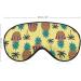 Pineapple with Sunglasses Sleep Mask - Adjustable Strap for Men and Women - Blocks Light for Night Travel and Nap - Buy Online on GoSupps.com