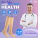 Buy Zipper Compression Socks for Women & Men - 15-20mmHg Closed Toe - 2 Pairs for Athletic Running & Hiking - Large/X-Large in Black & Beige - Buy Online on GoSupps.com