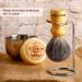 Absbas Men's Shaving Set - Classic Wet Shaving Gift Set with Brush Soap and Holder - Perfect for Grooming - Buy Online on GoSupps.com