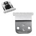 Professional Hair Trimmer T-Shaped Replacement Blades Set #32105 Compatible with Andis Slimline Pro Li Hair Trimmer D7#32655 D8#32400 (Silver)