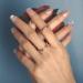 Sethexy French Short Pink Sparkle False Fingernails - 24 Glossy Acrylic Nail Tips with Glue for Women & Girls - Buy Online on GoSupps.com
