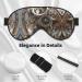Buy Soft Clock Gear Print Sleep Eye Mask | Comfortable Eyeshade for Travel & Naps - Ideal for Men & Women - Buy Online on GoSupps.com