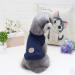 Cozy Blue Dog Sweater & Hoodie - Warm Wool Turtleneck for Small to Medium Dogs & Cats (XXL 52 cm Breast Size) | Winter Pet Clothes - Buy Online on GoSupps.com