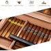 Cigar Humidor Case with Humidifier Hygrameter Hold 35 Cigars Cedar Wood Travel Cigar Case Humidor Case Cigar Box with Divider Ideal Gifts for Men Cigar Enthsts Black - Buy Online on GoSupps.com