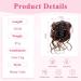 Messy Hair Bun Hair Piece Claw Clip Tousled Hair Bun Hair Piece Fluffy natural scrunchie bridal cocktail hairpin Messy Hair Bun Extensions Curly Wavy Hair Scrunchies Ponytail Hair Extensions - Buy Online on GoSupps.com