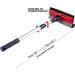 DSV Professional Window Squeegee | 2-in-1 Cleaner with Telescopic Pole | Sponge & Rubber Strip | Adjustable for Multiple Angles - Buy Online on GoSupps.com
