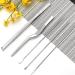 DOITOOL Stainless Steel Earwax Removal Pick Set - 10 Pcs Ear Cleaner Spoons for Cleaning, Portable Ear Care Tool Kit - Buy Online on GoSupps.com