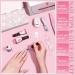 Clara Colors Gel X Nail Kit - 550Pcs Soft Gel Nail Tips with LED Lamp and Glue Gel - DIY Nail Extension Set - Buy Online on GoSupps.com