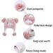 LANGZHEN Toddler Kids Winter Hat Earflap Knit Cap for Boys Girls 2-4 Years - Pink Stripe Polar Bear Design - Buy Online on GoSupps.com