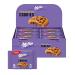 MILKA - Cookies Sensations - Cookies with Milk Chocolate Chips and Chocolate Heart - Pack of Individual Cookies - Size