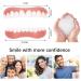 2 Pairs of Cosmetic False Teeth Veneers | Temporary Dentures & Provisional Denture Covers - Buy Online on GoSupps.com