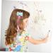 minkissy 3 Pairs Wig Girl Hair Bows Kids Headdress Multi Colors Kids Hair Extensions Hair Extension Barrettes Colored Ponytail Hair Clips Issue Card To Weave Toddler High Temperature Wire - Buy Online on GoSupps.com
