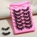 Uranian 20mm D Curl False Eyelashes - Long, Dramatic, Volume Fake Lashes for Women - 7 Pairs - Buy Online on GoSupps.com