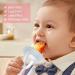 Foxin Baby Fruit Food Feeder Pacifier | Silicone Teether & Feeder for Safe Self Feeding | BPA Free Teething Toy - White - Buy Online on GoSupps.com