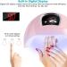 54W UV Nail Lamp LED UV Gel Polish Auto Sensor Curing Lamp with 3 Timer - Home & Professional - Buy Online on GoSupps.com