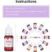 Stronrive 12 Colors Lip Gloss Liquid Pigment - DIY Lipstick Cosmetic Dye for Lip Gloss Production - Buy Online on GoSupps.com