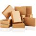 Gersoniel 50 Pcs Kraft Soap Boxes Packaging for Homemade Soap No Window Soap Boxes Empty Soap Boxes Soap Making Supplies for Party Favor Treats Wrapping Packaging 3.8 x 2.8 x 1.2 Inch (Kraft Color)