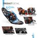 G2 25 Inches Light Weight Snowshoes Set with Trekking Poles and Carrying Bag - Orange, 200lb Capacity - Buy Online on GoSupps.com