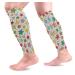EZIOLY Lucky Stars Calf Compression Socks for Running Cycling Maternity Travel Nurses