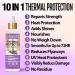 10 in 1 Heat Protectant Spray - Lavender Hair Treatment Nourishing Thermal Protector for Damage & Frizz Control - Buy Internationally - Buy Online on GoSupps.com