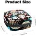 Buy Women's Bonds Storage Pockets Stillpad Holder - Skull Black Mexico Portable Period Kit Bag | Feminine Product Bag for Women & Girls - Buy Online on GoSupps.com