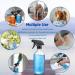 AOZITA 16oz Clear Glass Spray Bottles (2 Pack) - Reusable, Refillable, with Measurements, Funnel and Labels - Ideal for Essential Oils and Homemade Cleaning Products - Buy Online on GoSupps.com