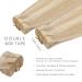 20pcs Real Hair Tape Extensions - 30cm Dirty Blonde Highlights | If-alife Silky Straight Remy Invisible Skin Weft - Buy Online on GoSupps.com